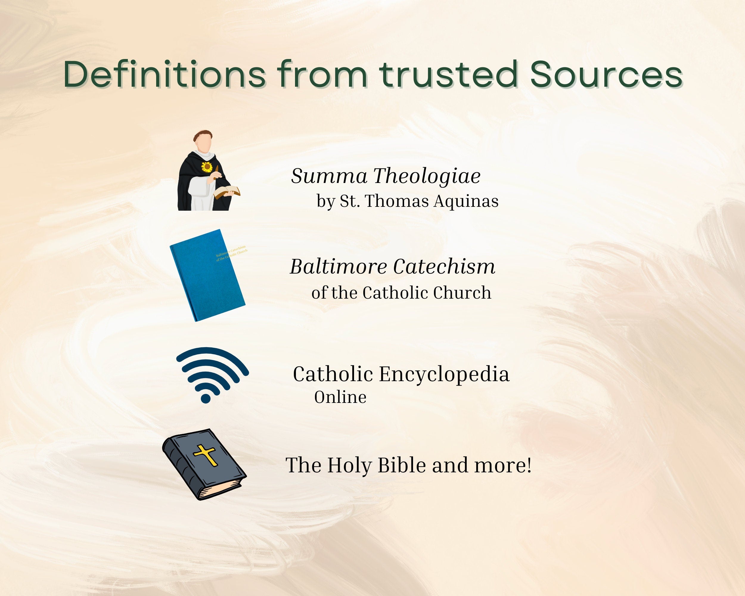 Catholic Holy Trinity Poster