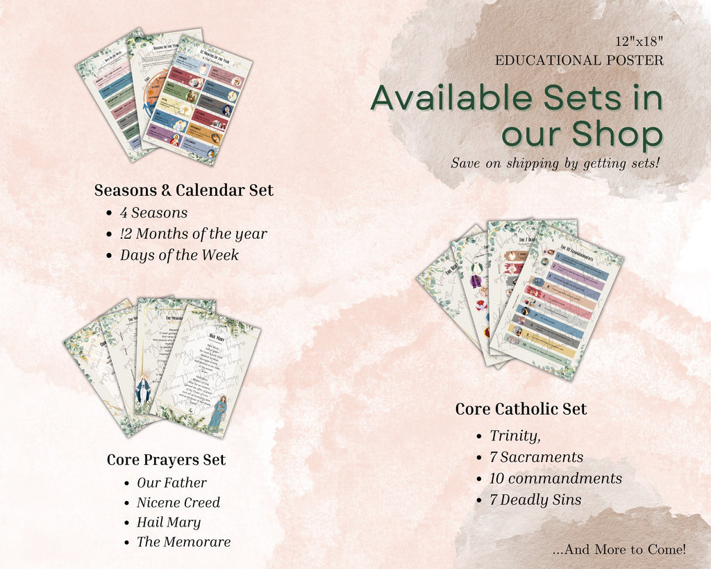 Seven Gifts of Holy Spirit Poster